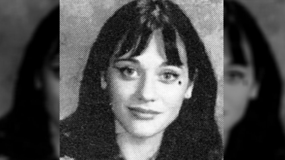 Zooey Deschanel in high school