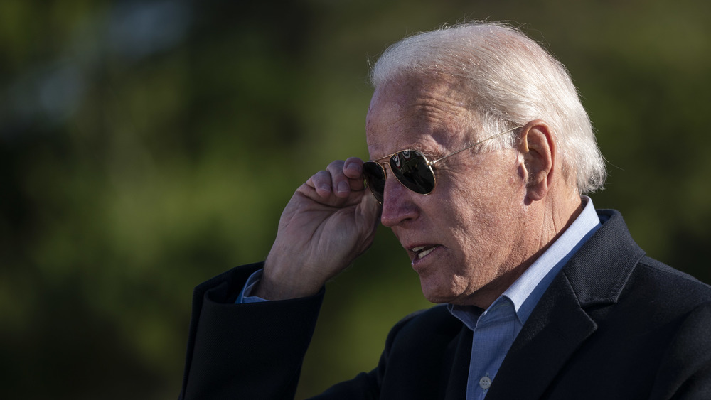 Joe Biden wearing aviators