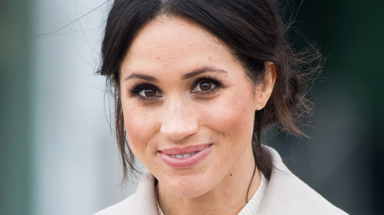 File: Meghan Markle smiling