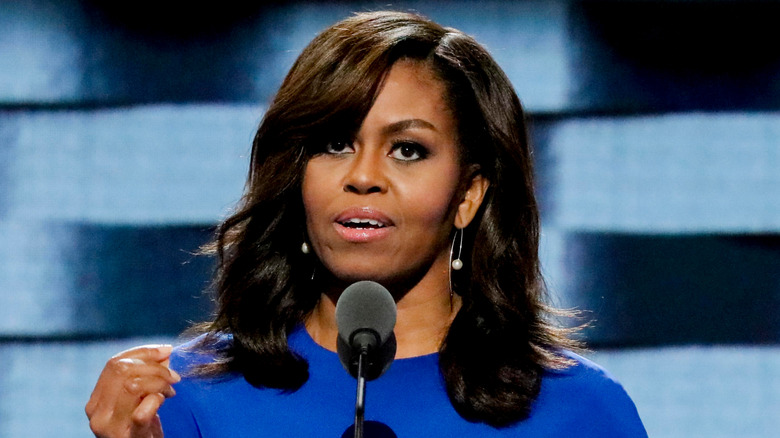 Michelle Obama speaking