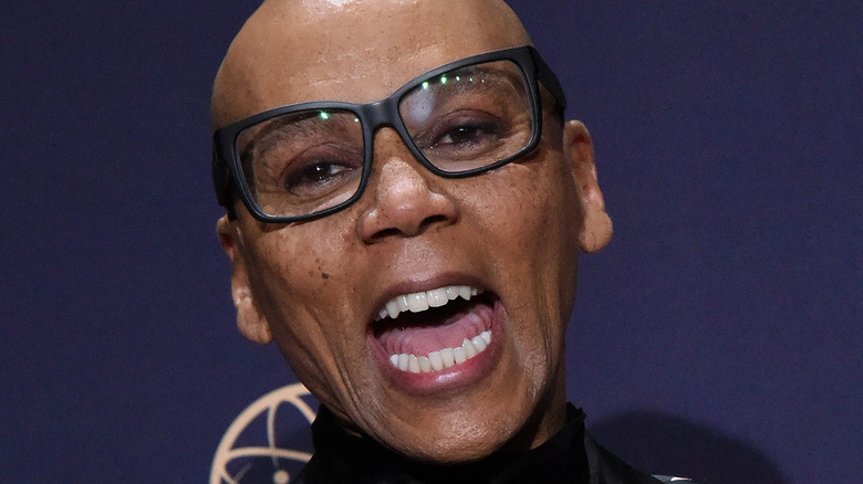 RuPaul Charles laughing