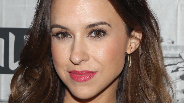 Lacey Chabert smiling at an event