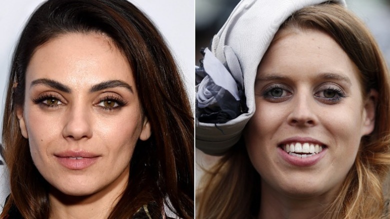 Mila Kunis/Princess Beatrice split image