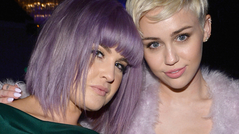 Miley Cyrus, Kelly Osbourne at the Grammys