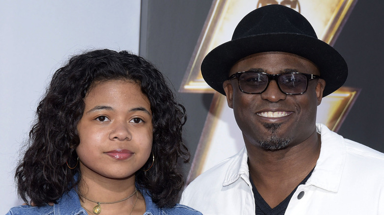 Maile Brady and Wayne Brady smiling