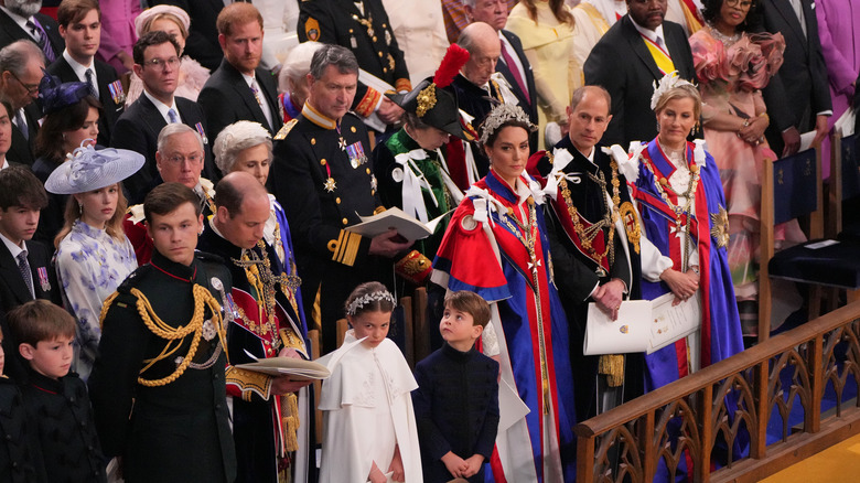 The royal family at King Charles' coronation