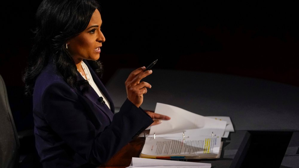 Moderator Kristen Welker at the second 2020 presidential debate