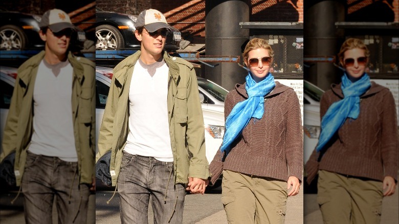 Jared and Ivanka holding hands in 2009