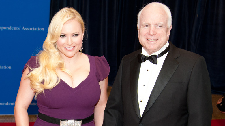 Meghan McCain with father Senator John McCain