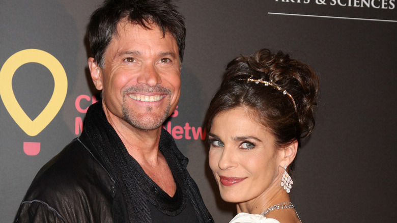 Peter Reckell and Kristian Alfonso on the red carpet. 