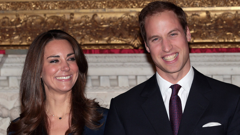 Kate Middleton and Prince William smiling together 