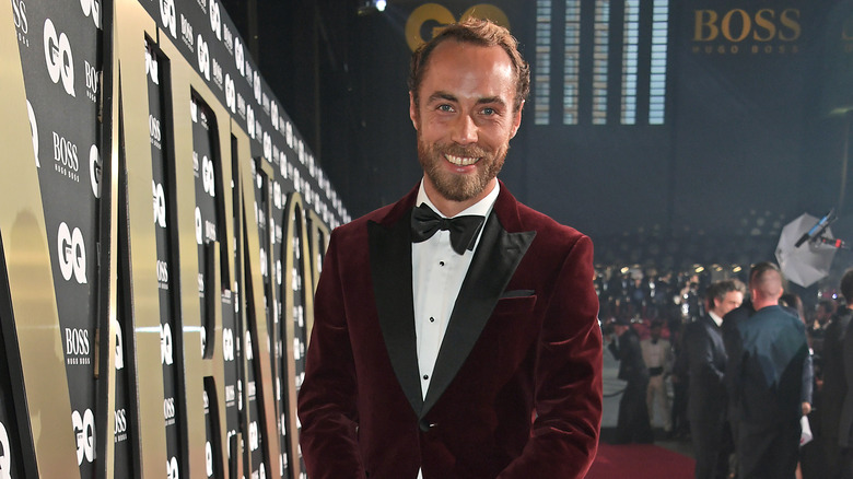 James Middleton smiles