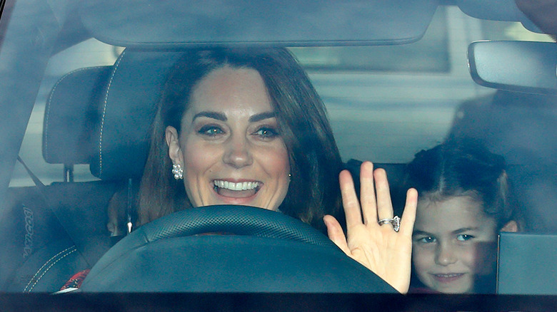 Kate Middleton behind the wheel 