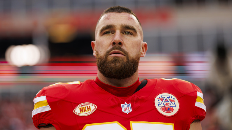 Travis Kelce at a Kansas City Chiefs game