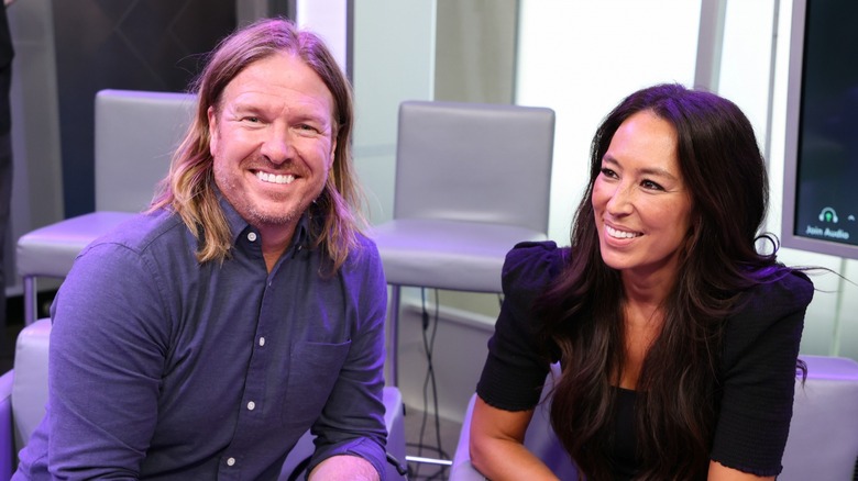 Chip Gaines Joanna Gaines smiling