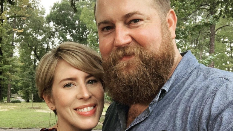 Ben & Erin Napier selfie outside