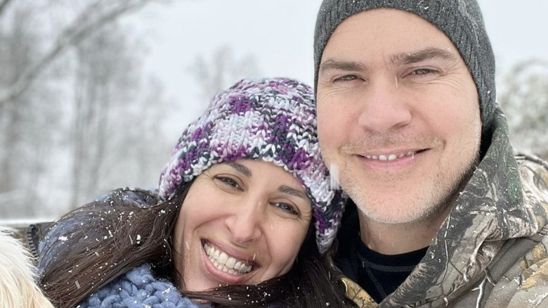 Ken & Anita Corsini selfie in snow