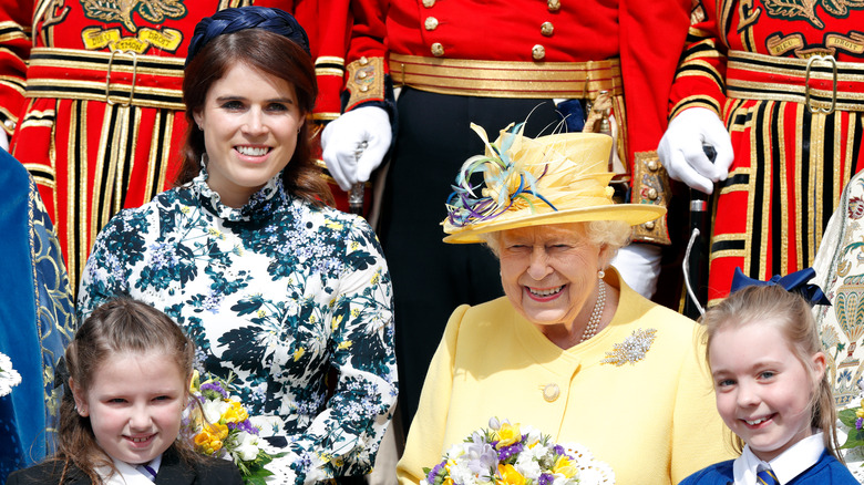 Princess Eugenie and Queen Elizabeth