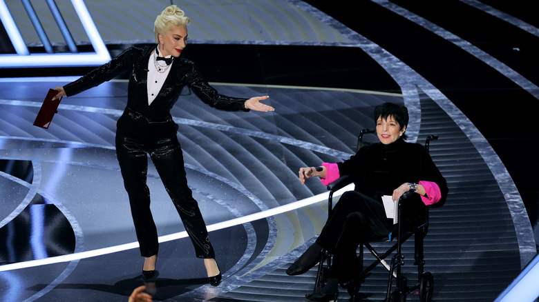 Lady Gaga and Liza Minnelli at Academy Awards