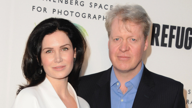 Lady Karen Spencer and Lord Charles Spencer attend The Annenberg Space For Photography Presents "Refugee" at Annenberg Space For Photography in California (2016)