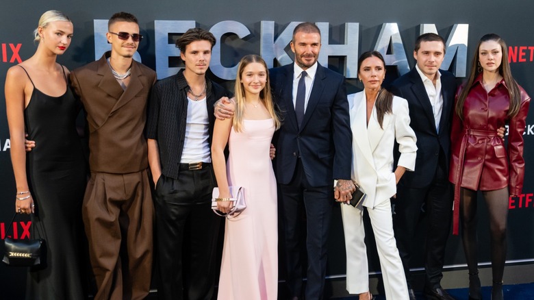 The Beckhams on the red carpet