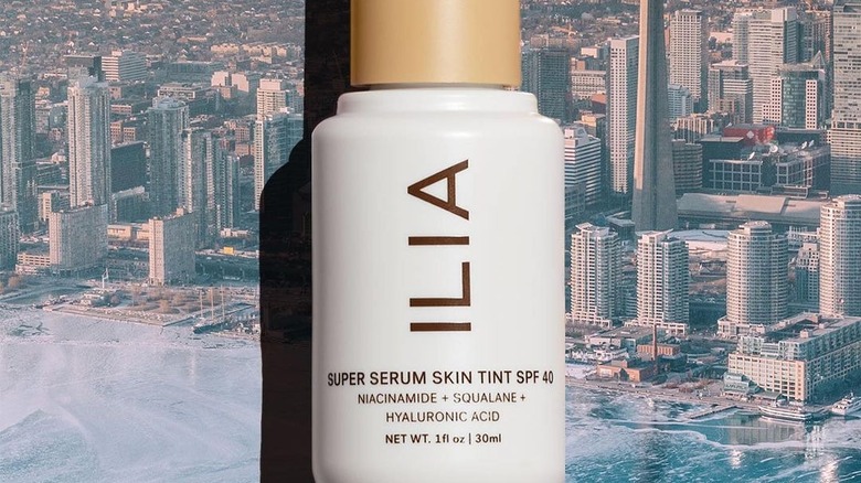 A bottle of Ilia Super Serum