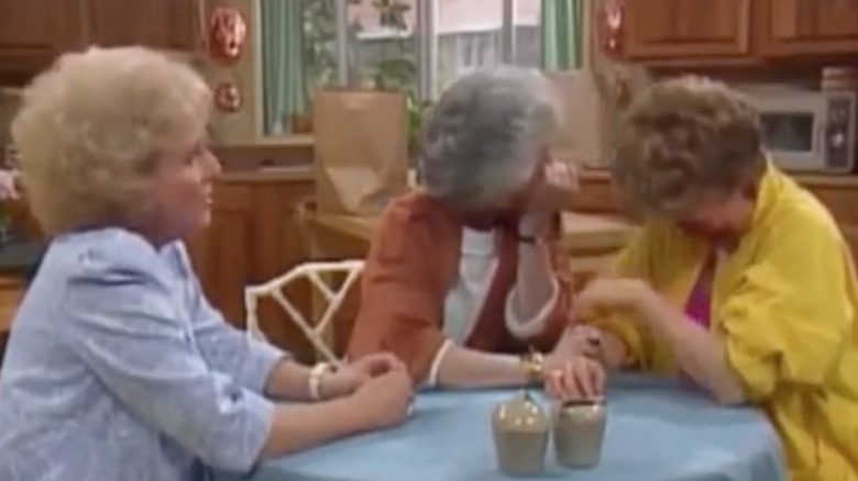 Bea Arthur and Rue McClanahan breaking character with Betty White