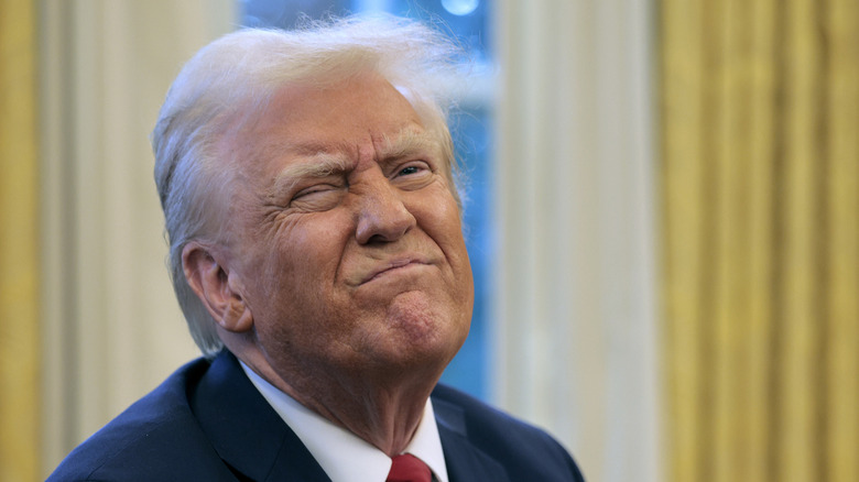 President Donald Trump in the Oval Office