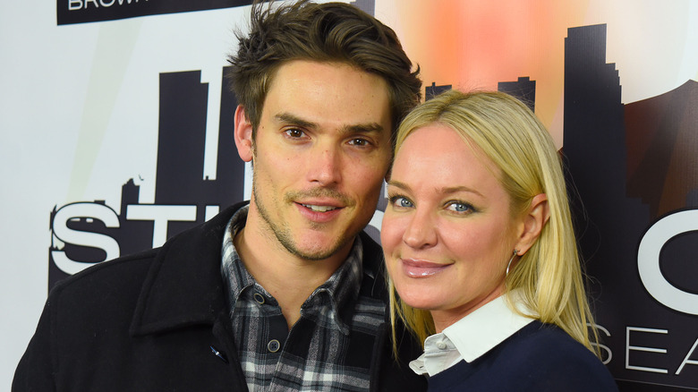 Mark Grossman and Sharon Case smiling