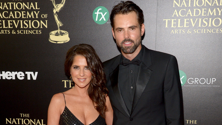 Kelly Monaco, Jason Thompson smiling