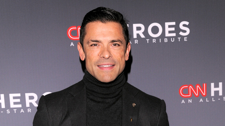 Mark Consuelos in a black turtleneck