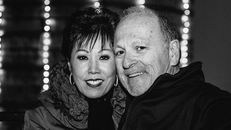 Joanna's mother and father posing