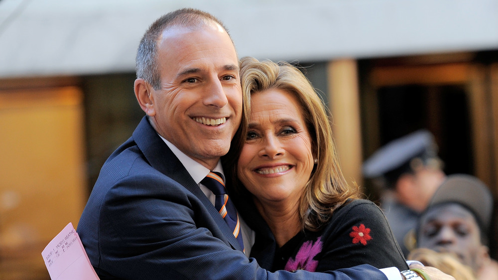 Meredith Vieira and Matt Lauer in 2011