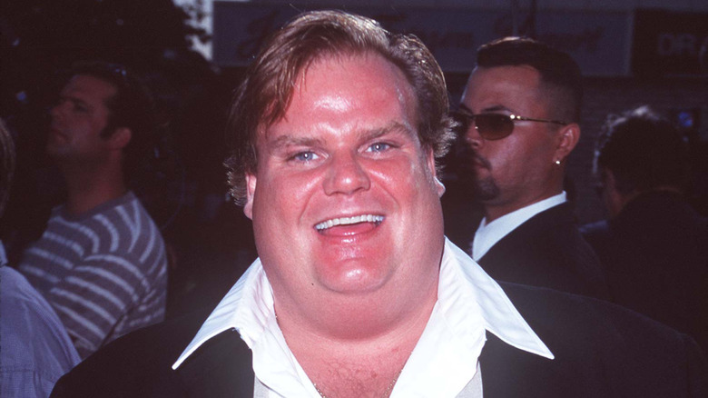 Chris Farley at an event