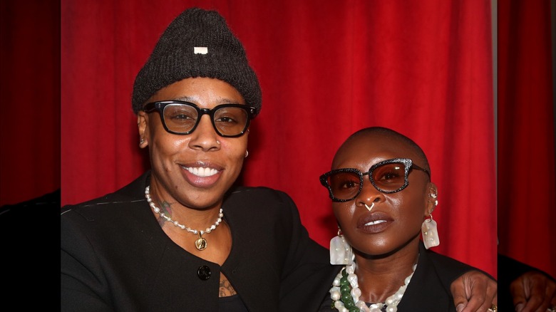 Lena Waithe and Cynthia Erivo at the Hudson Theater