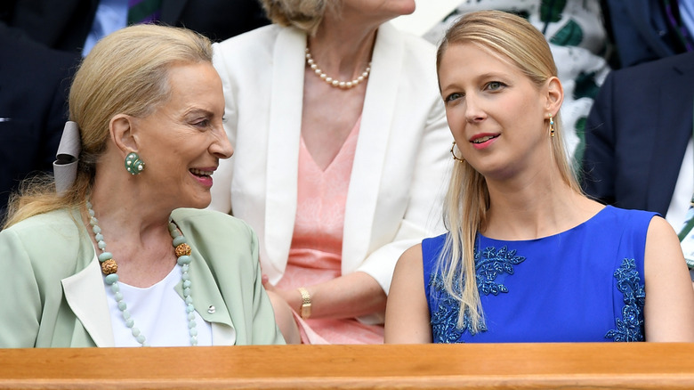 Lady Gabriella Kingston with mother Princess Michael of Kent