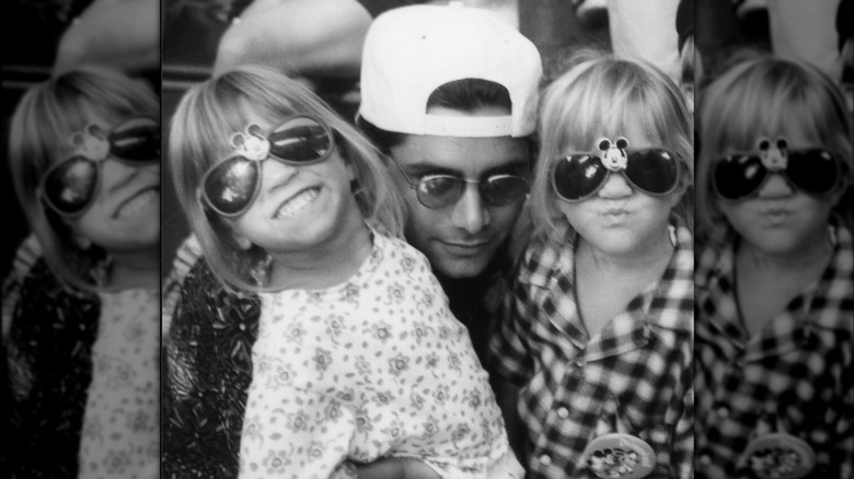 John Stamos and the Olsen twins in the 1990s