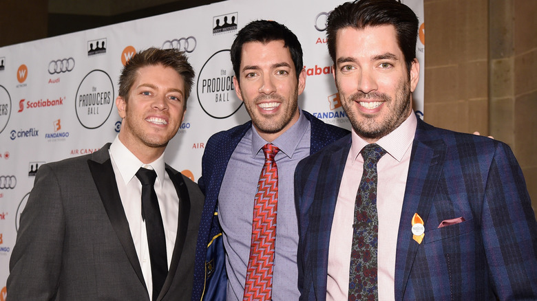 JD Scott, Drew Scott, and Jonathan Scott smiling