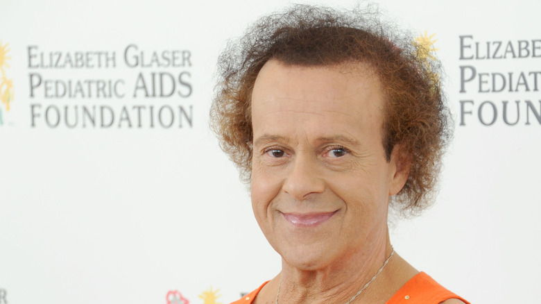 richard simmons smiling on red carpet