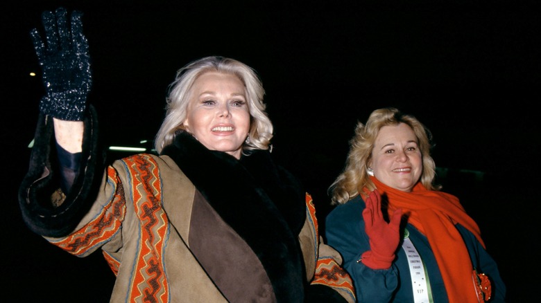 Zsa Zsa Gabor and Francisca Hilton