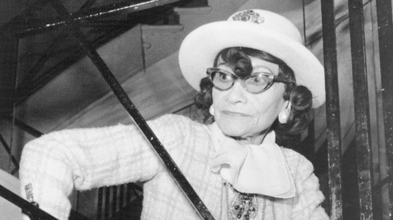 Coco Chanel in glasses