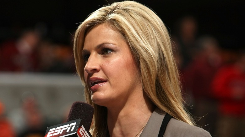 Erin Andrews speaking on ESPN