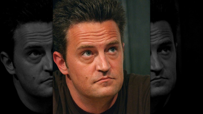 Close up of Matthew Perry