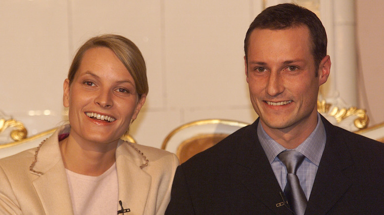 Mette-Marit Tjessem H?iby And Hrh Crown Prince Haakon Magnus Of Norway Announce Their Engagement January 21, 2000 In Oslo