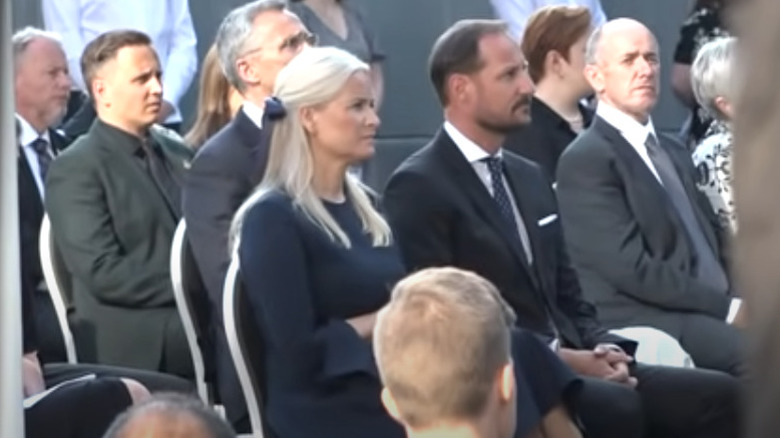 The Royal Norwegian family at Utøya Memorial Day in Norway