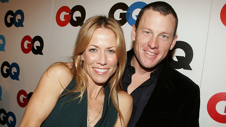 Sheryl Crow and Lance Armstrong smiling