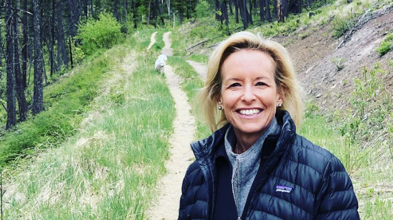 Randi Kaye smiling in the woods