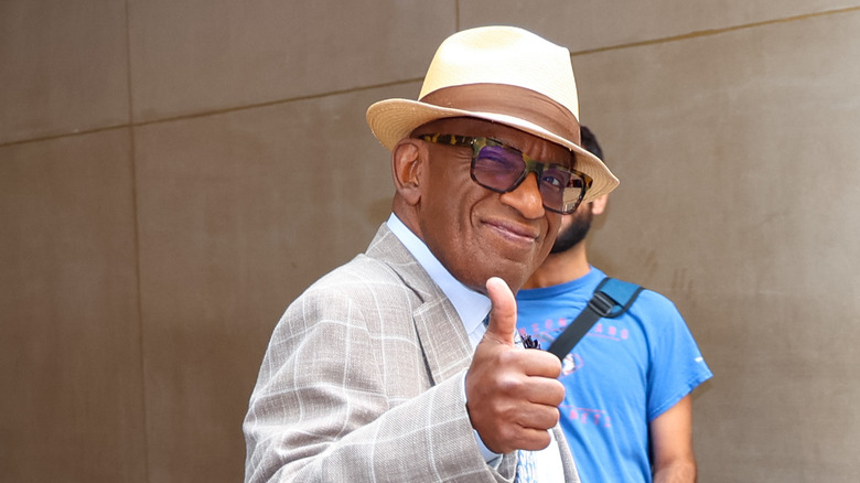 Al Roker winks with thumbs up