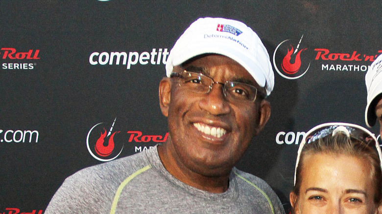 Al Roker at marathon 