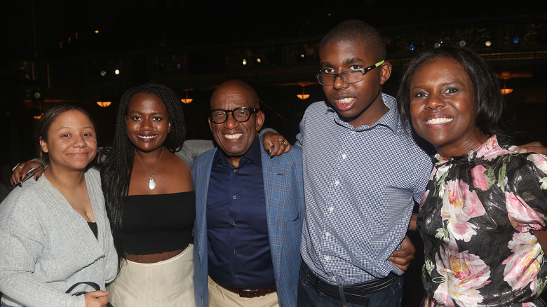 Al Roker and his family